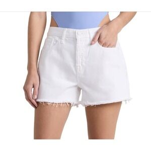 7 For All Mankind‎ Womens Monroe Cutoffs Shorts in Clean White Rigid Size 32